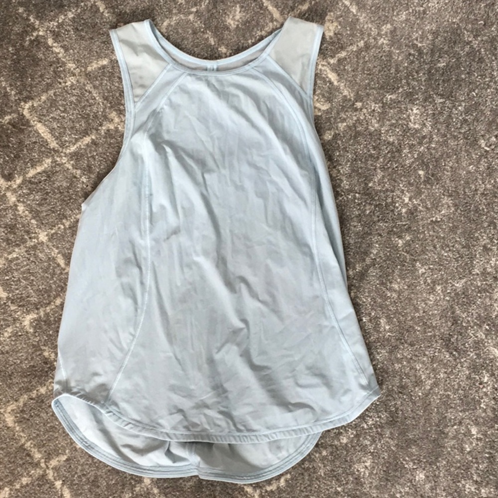 Light blue lululemon tank